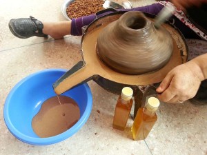 argan oil making